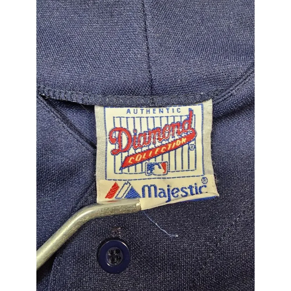 Vintage Majestic Diamond Atlanta Braves Authentic Jersey USA Stitch Men XL - Picture 3 of 7